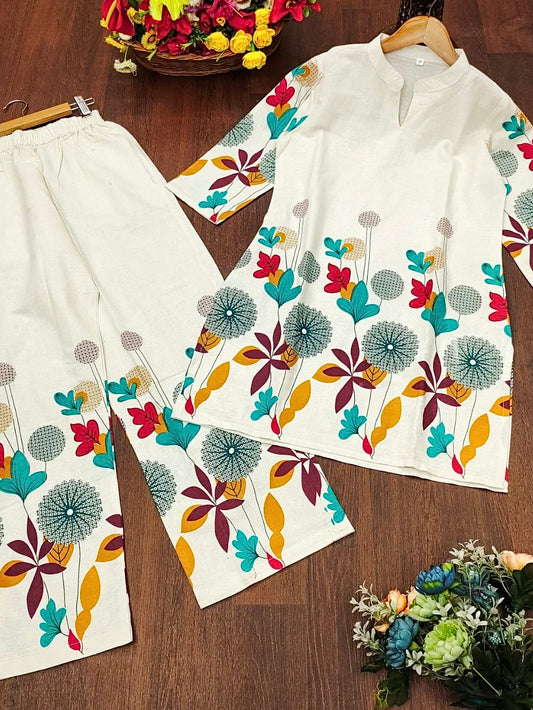 Summer Cotton Khadi Cord Set