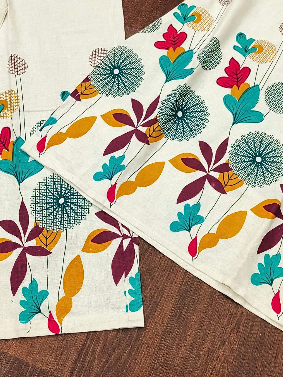 Summer Cotton Khadi Cord Set