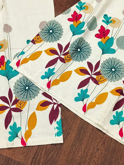 Summer Cotton Khadi Cord Set