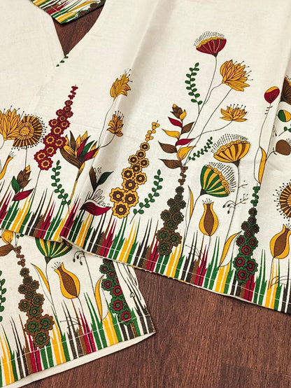 Summer Cotton Khadi Cord Set