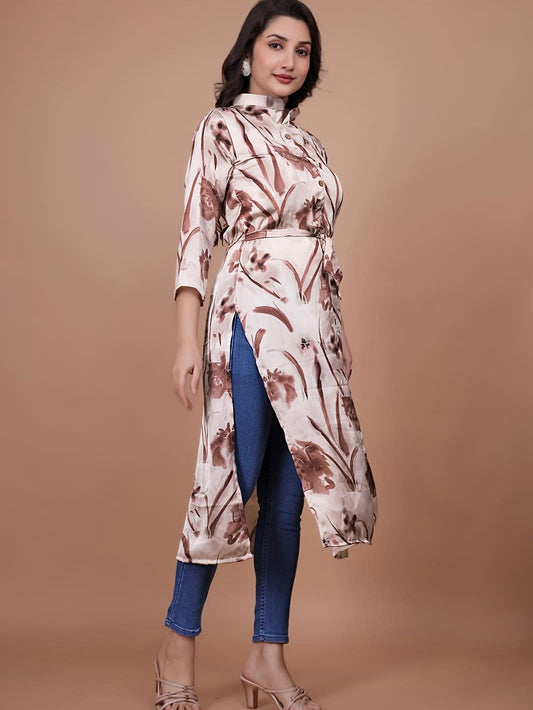 Stylish A-Line Printed Kurti