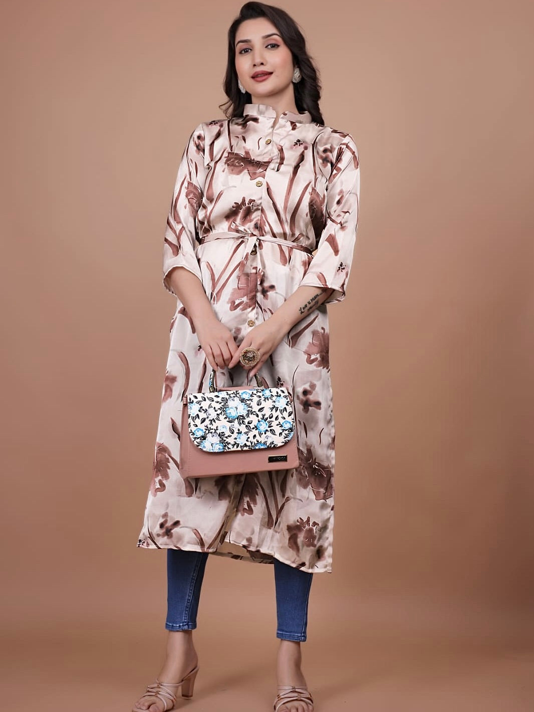 Stylish A-Line Printed Kurti
