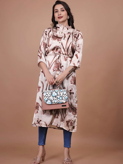 Stylish A-Line Printed Kurti