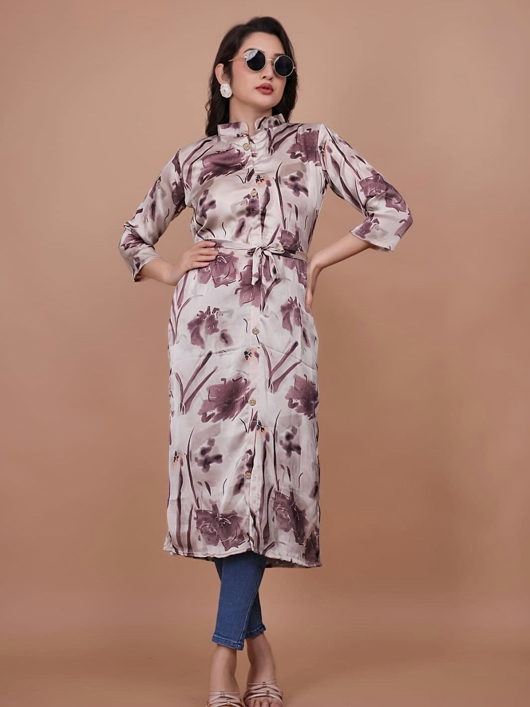 Stylish A-Line Printed Kurti