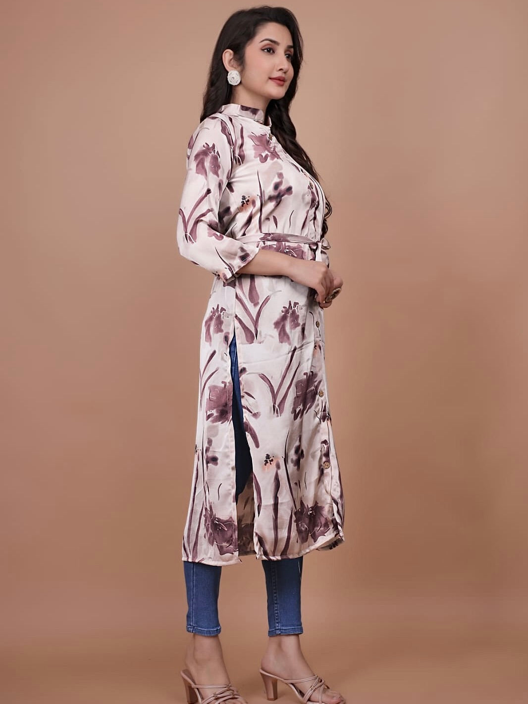 Stylish A-Line Printed Kurti