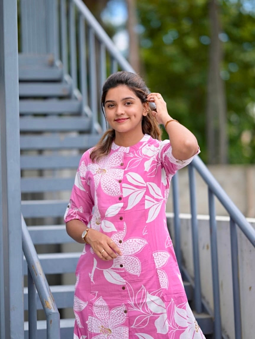 Digital Print Co-Ord Set in Heavy Poly Rayon
