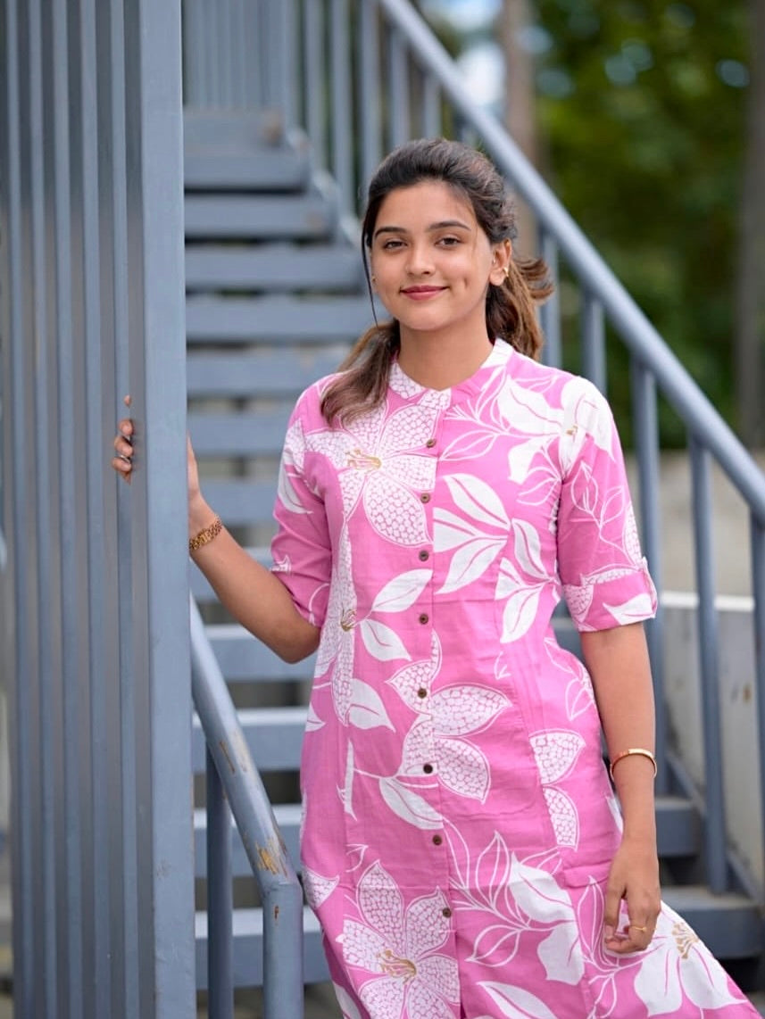 Digital Print Co-Ord Set in Heavy Poly Rayon