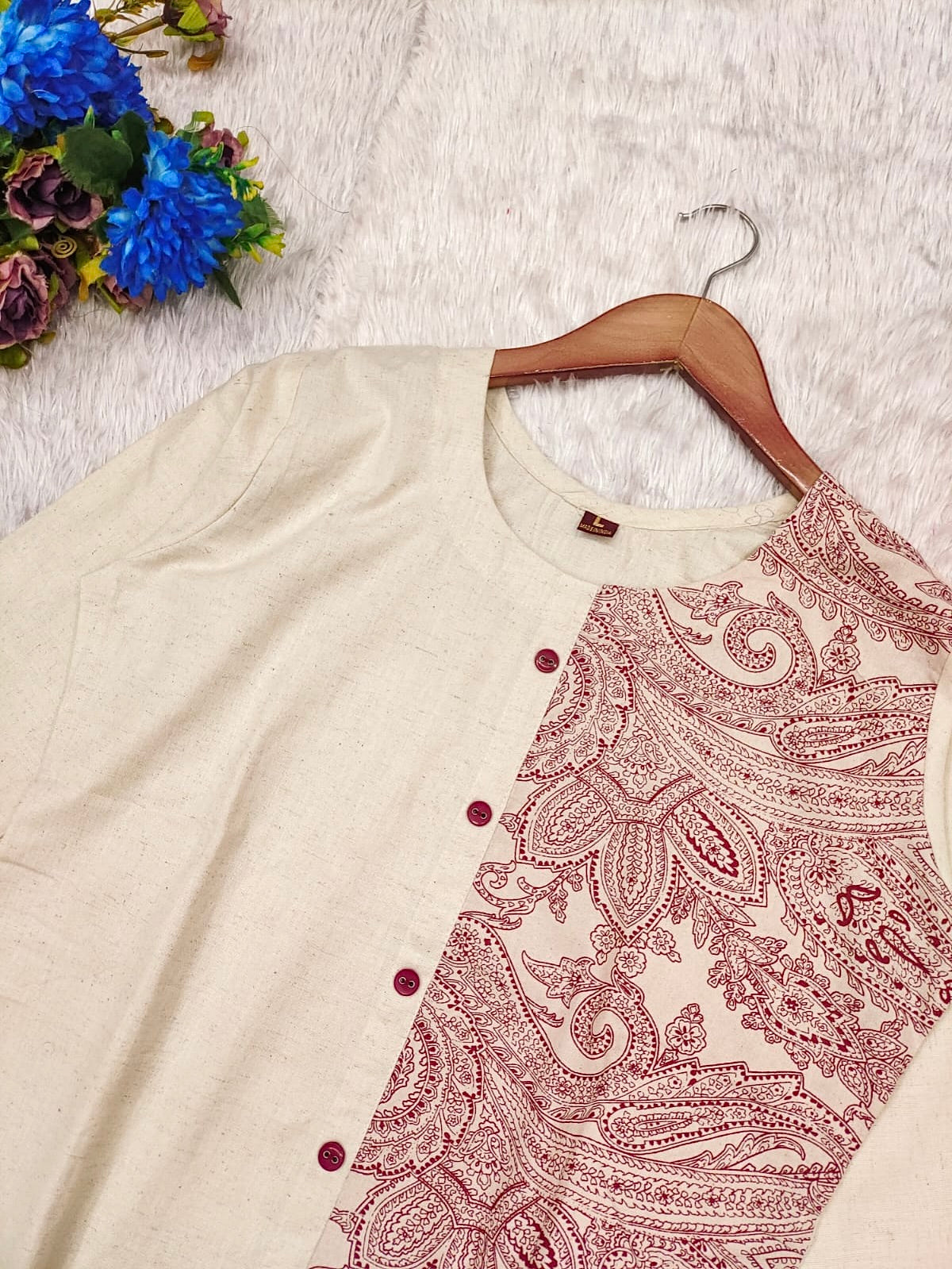 Khadi Cotton Cord Set with Comfortable Pocket Plazo